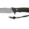 ANV Knives M311 SPELTER Stonewashed Sleipner, Black Handle, Black Kydex Sheath, Cuchillo De Supervivencia
