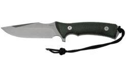 ANV Knives M311 SPELTER Stonewashed Sleipner, Black Handle, Black Kydex Sheath, Cuchillo De Supervivencia