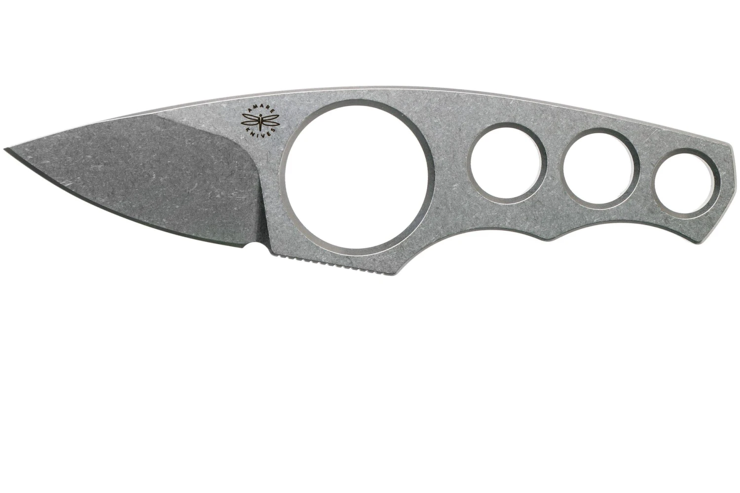 Amare Knives A-Max Stonewashed AM-SW Cuchillo De Cuello, Uli Hennicke Design