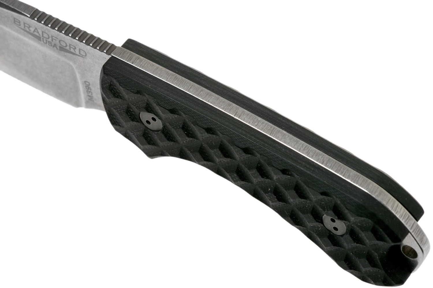 Bradford Guardian 3, Black G10 Guardian 3 M390, False Edge, Sabre Stonewashed 3FE-001-M390 - Imagen 5
