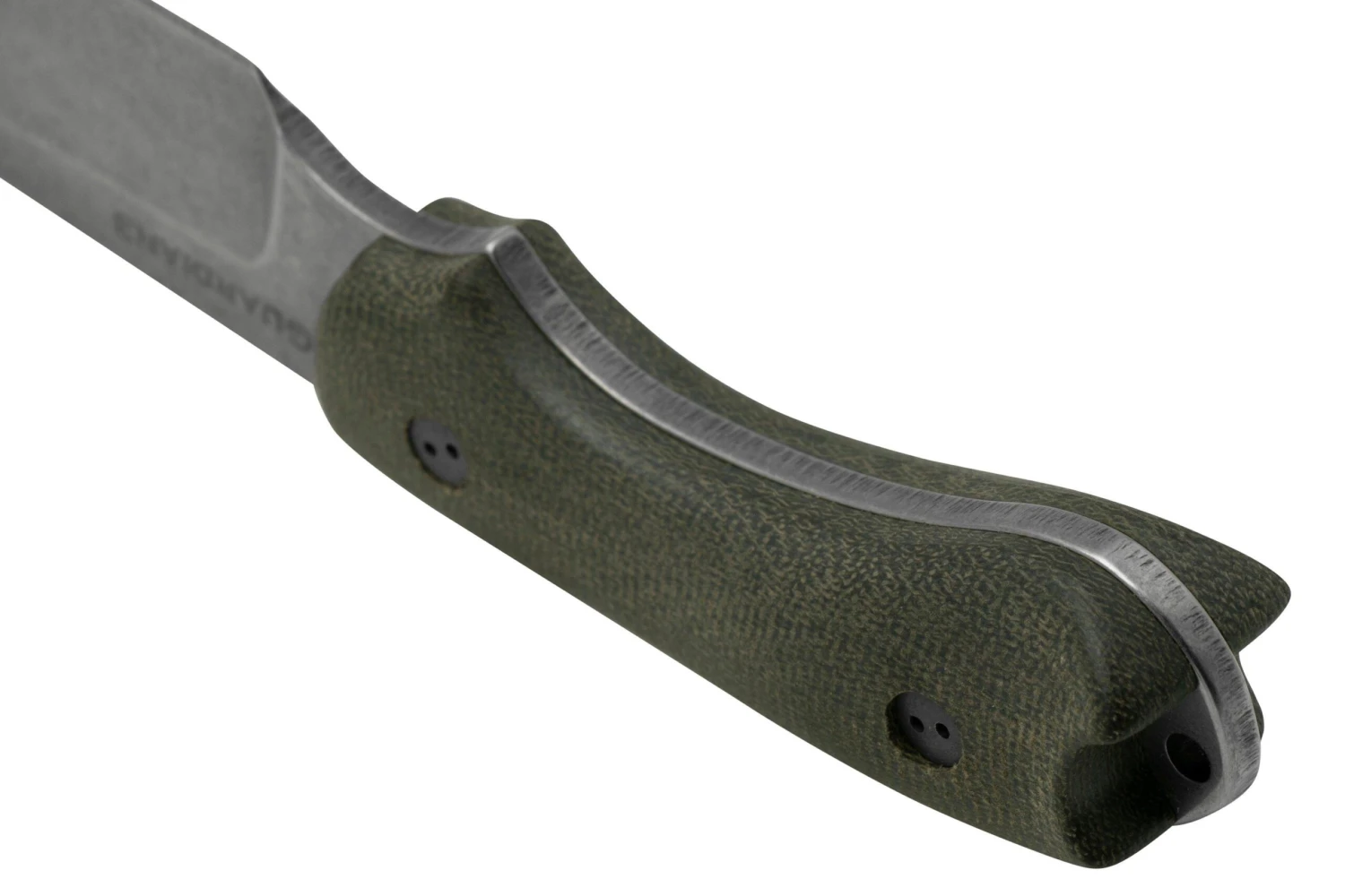 Bradford Knives Guardian 3, 3S-102-MC, 3D OD Green Micarta, CPM-Magnacut, Sabre Grind, Stonewash Finish, Cuchillo Fijo - Imagen 4