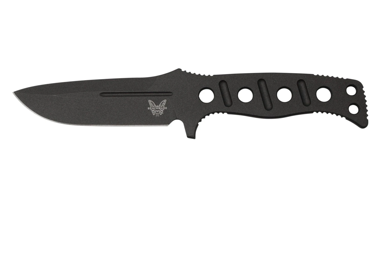 Benchmade 375BK-1 Cobalt Black, Sibert Adamas Cuchillo Fijo, Shane Sibert Design