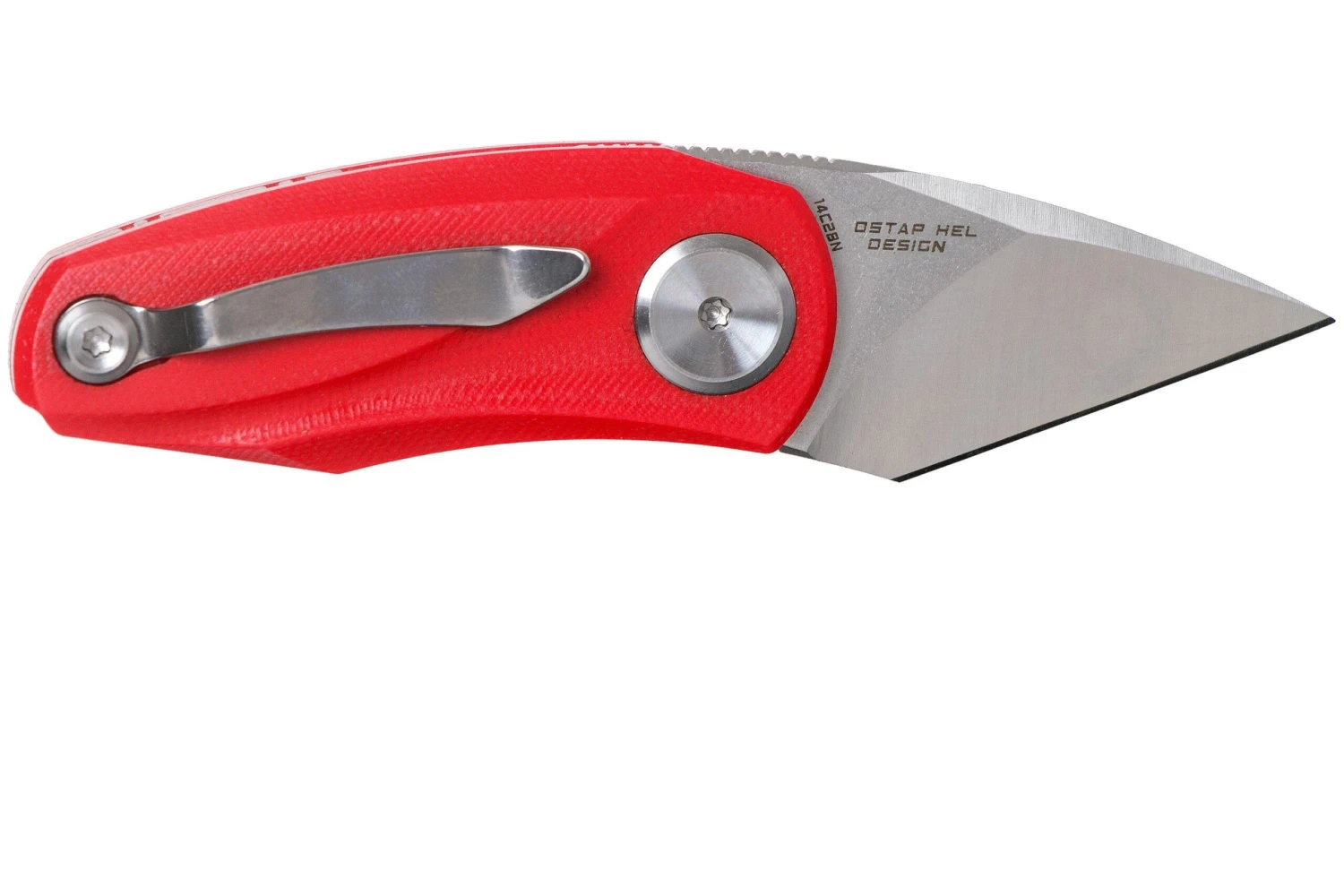 Bestech Tulip Red G10 BG38B Navaja, Diseño Ostap Hel - Imagen 2