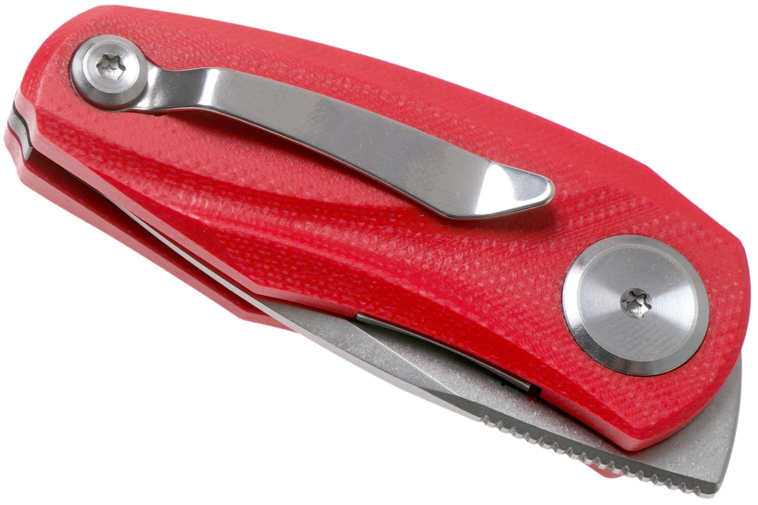 Bestech Tulip Red G10 BG38B Navaja, Diseño Ostap Hel - Imagen 4