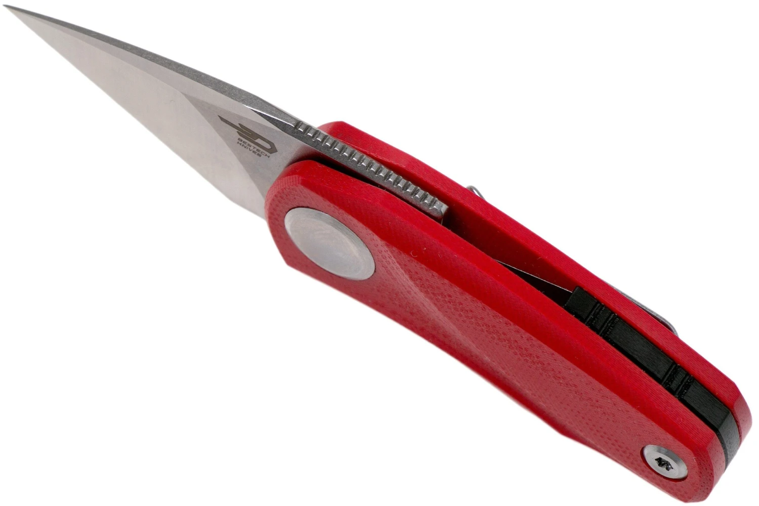 Bestech Tulip Red G10 BG38B Navaja, Diseño Ostap Hel - Imagen 6