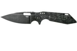 Bestech Shodan BT1910D Carbonfiber Black Stonewash Navaja, Todd Knife & Tool Design