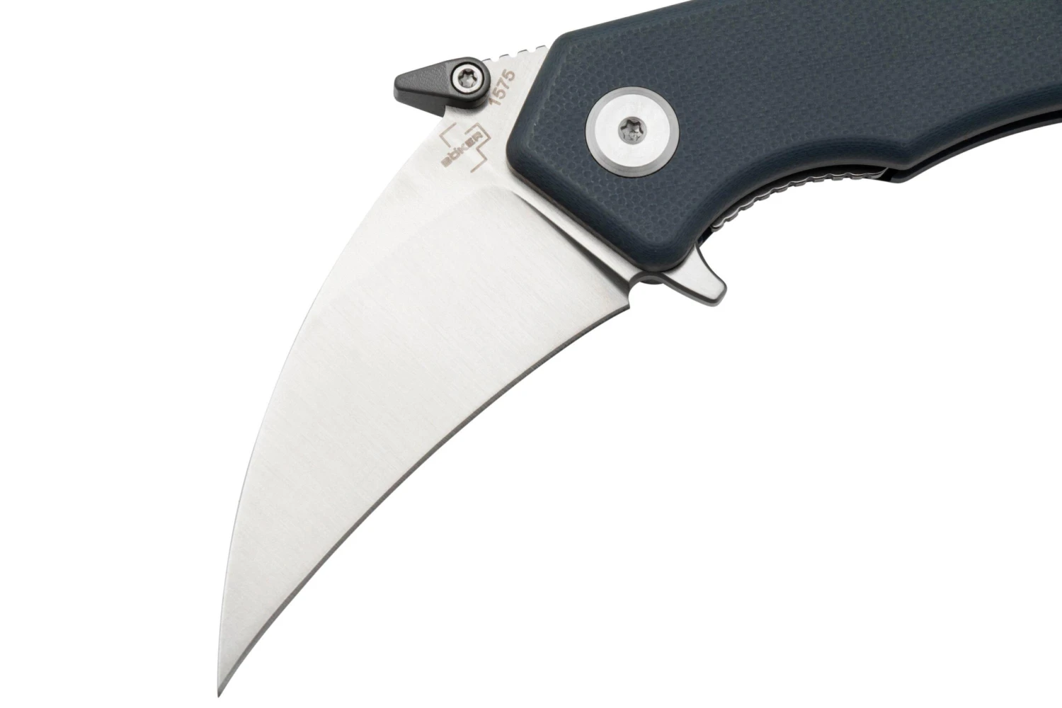 Böker Plus HEL Karambit 01BO516, 154CM, Blue Grey Navaja, Alessandra De Santis Design - Imagen 3