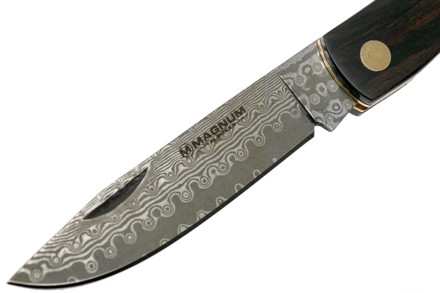 Böker Magnum Ebony Rangebuster Damascus 01RY140DAM Cuchillo De Caballero - Imagen 3