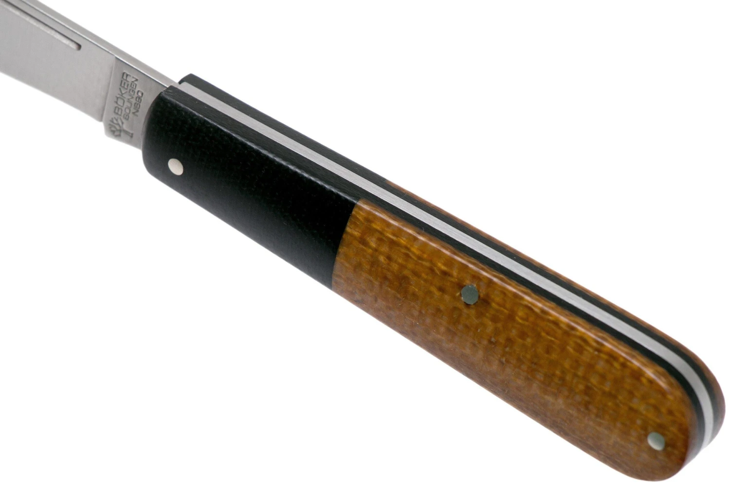 Böker Barlow Integral Brown Burlap Micarta 110943 Navaja - Imagen 7