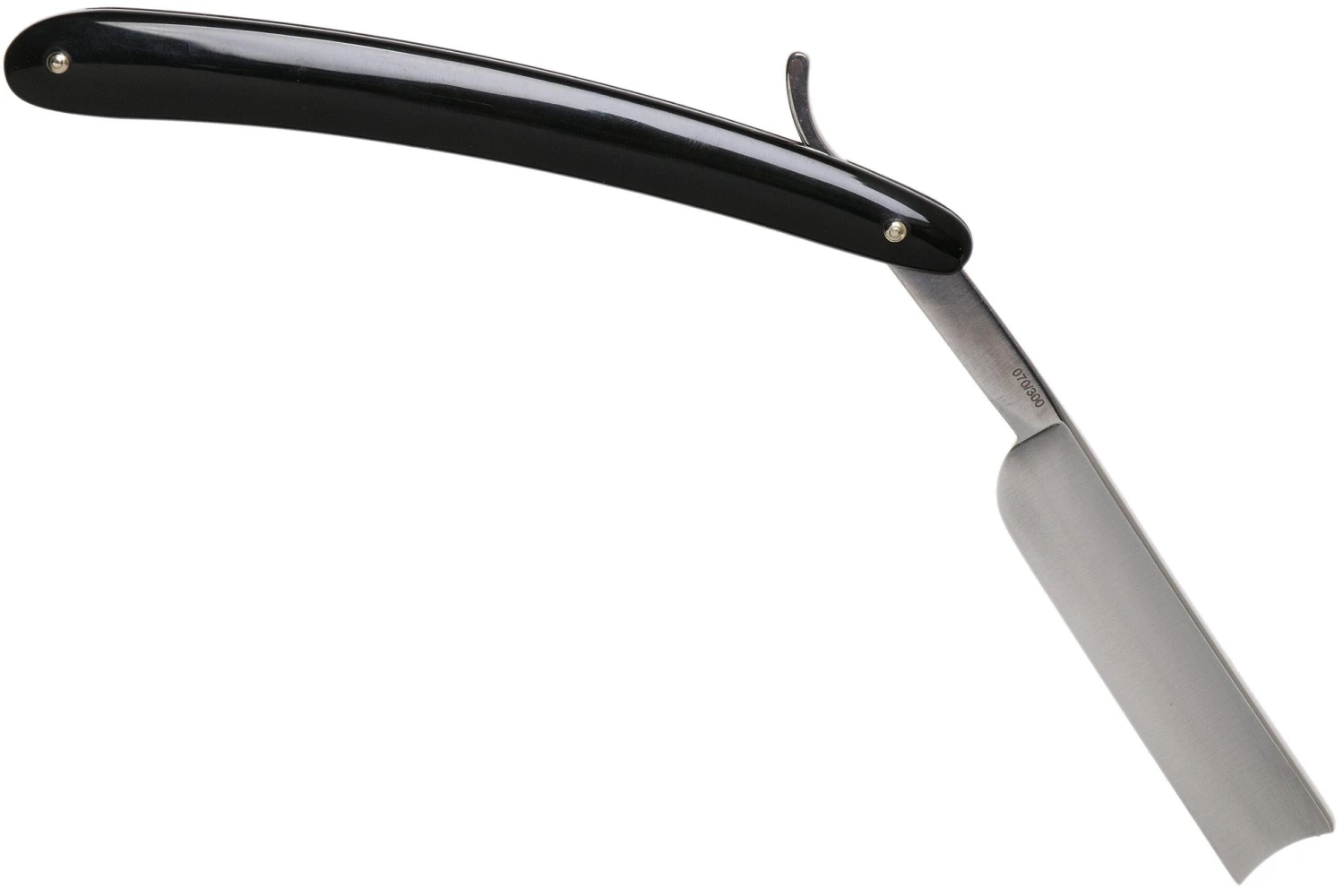 Böker Manufaktur Barber’s Choice, Black Synthetic 140222 Navaja De Afeitar - Imagen 2