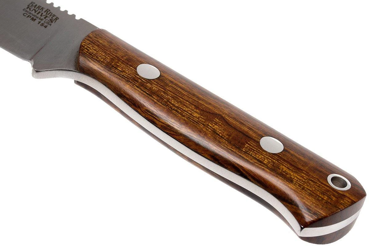 Bark River Bravo Necker II CPM 154CM, Desert Ironwood, Funda Marrón - Imagen 4