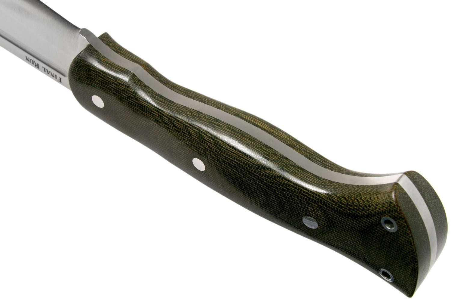 Bark River JX5 Vengeful 1 CPM 3V Green Canvas Micarta Machete - Imagen 4