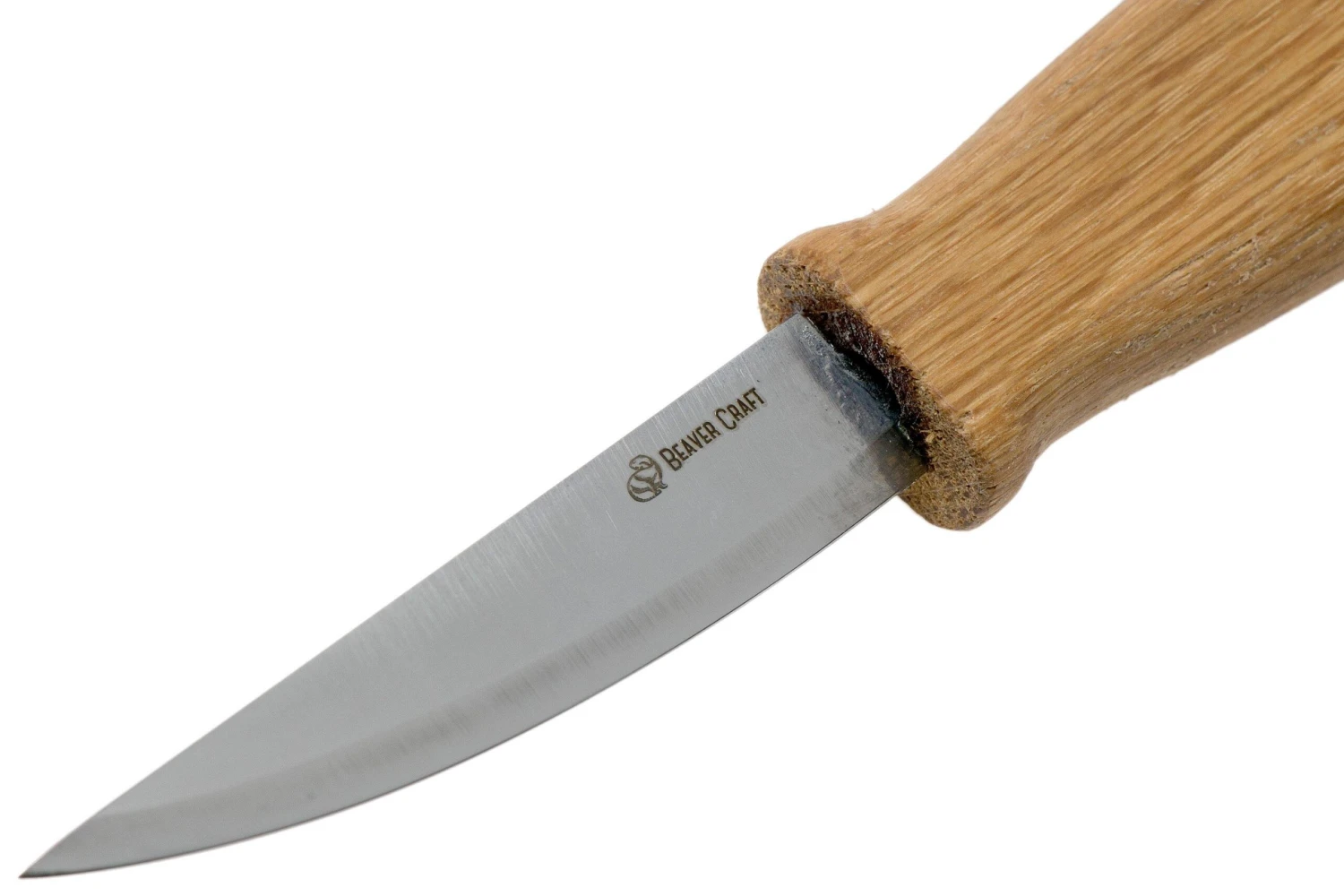 BeaverCraft Whittling Sloyd Knife Oak C4, Cuchillo Para Tallar Madera - Imagen 3