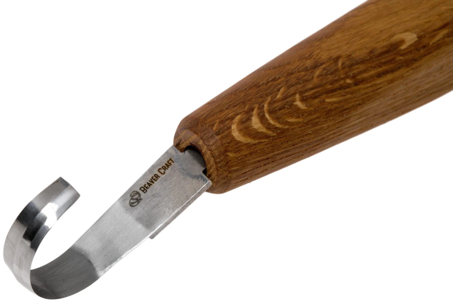 BeaverCraft Oak Spoon Carving Knife Deep Cut SK5R, Diestros - Imagen 3