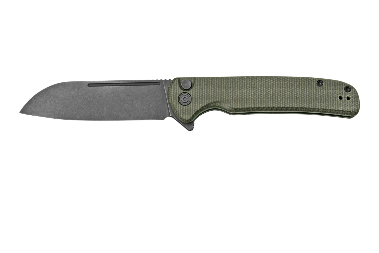 Civivi Chevalier C20022-2 Blackwashed, Dark Green Micarta Navaja