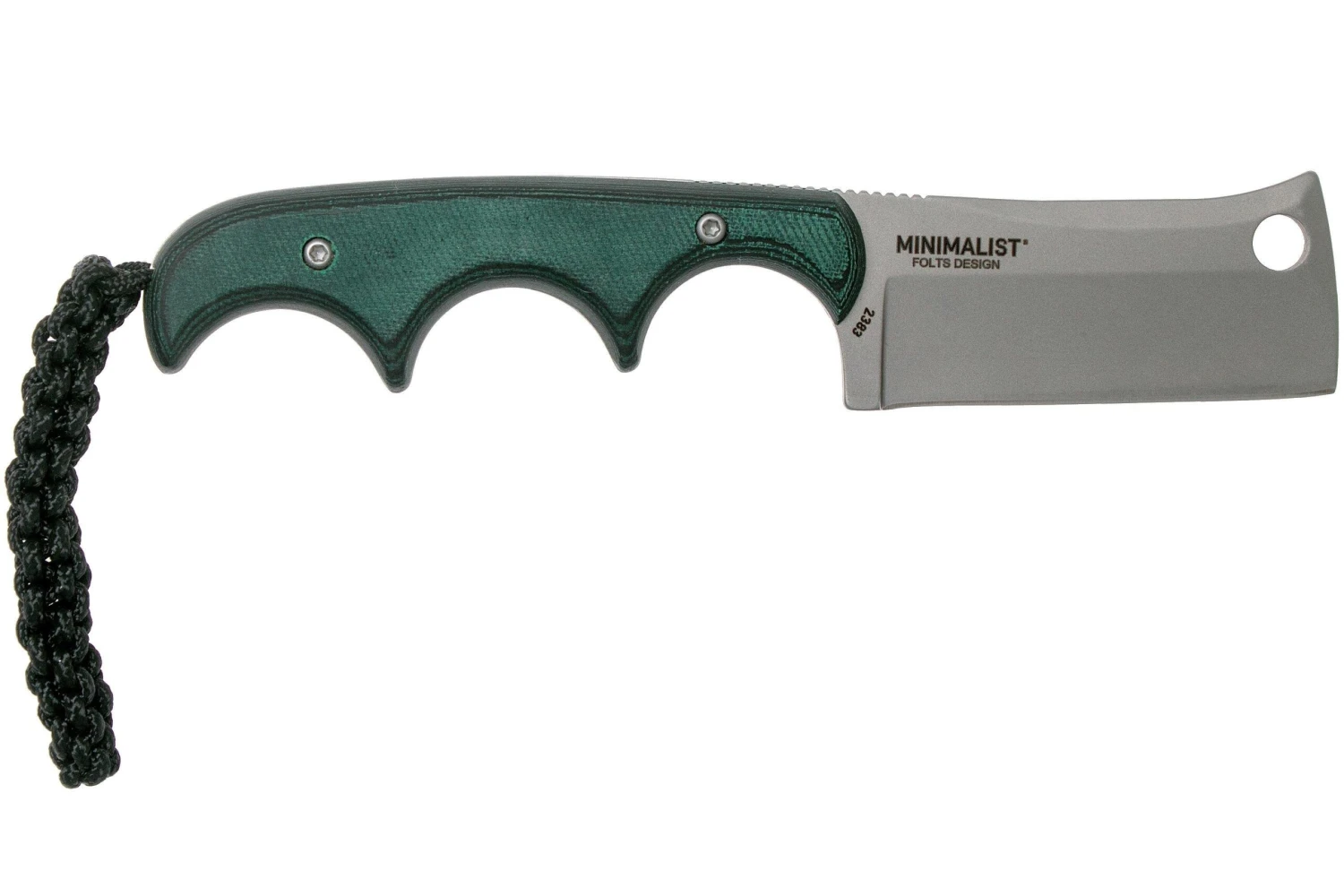 CRKT Minimalist Cleaver 2383 Cuchillo De Cuello, Alan Folts Design - Imagen 2