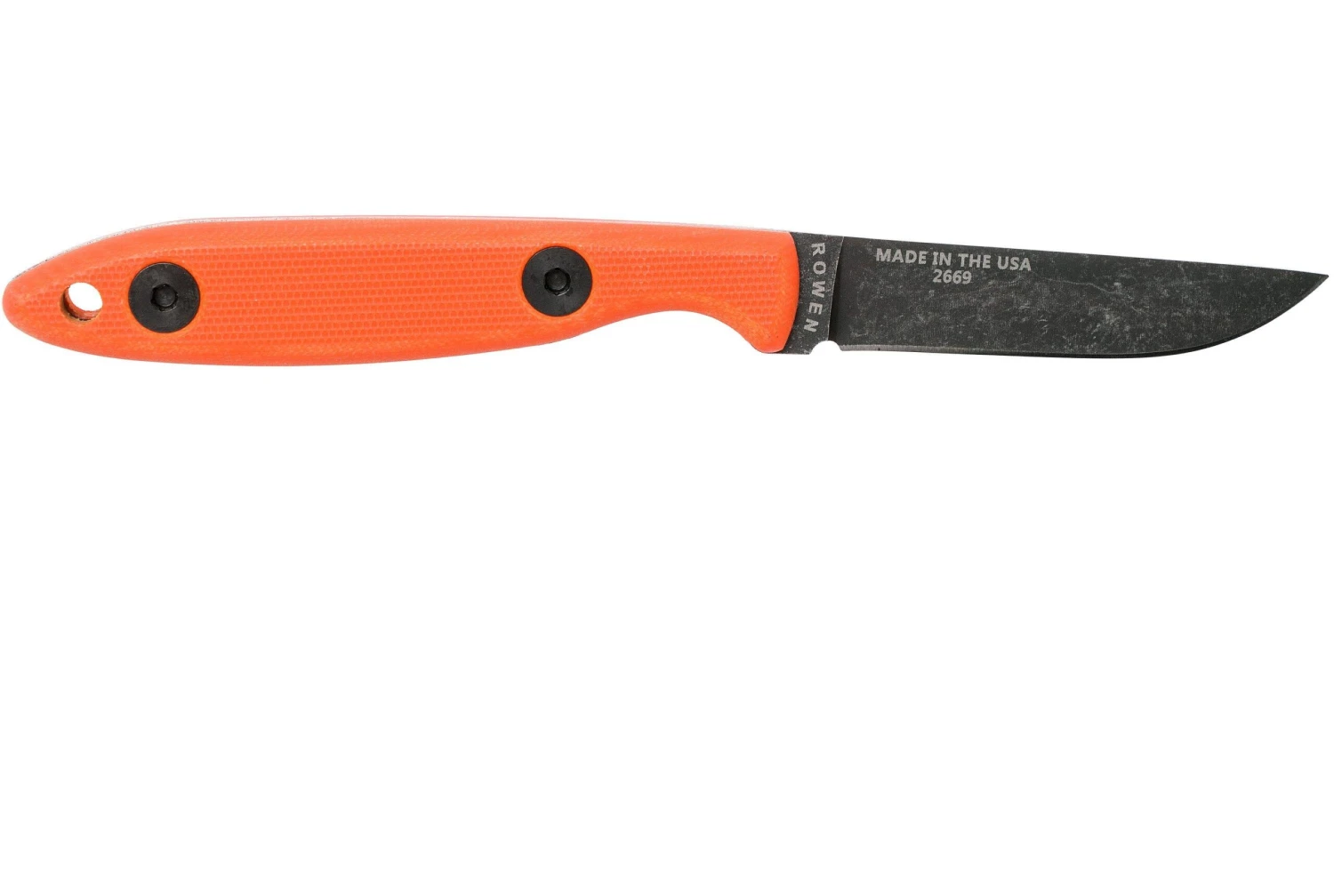 ESEE Camp-Lore CR 2.5 Orange, Black Oxide Coating Cuchillo Fijo, Cody Rowen Design - Imagen 2