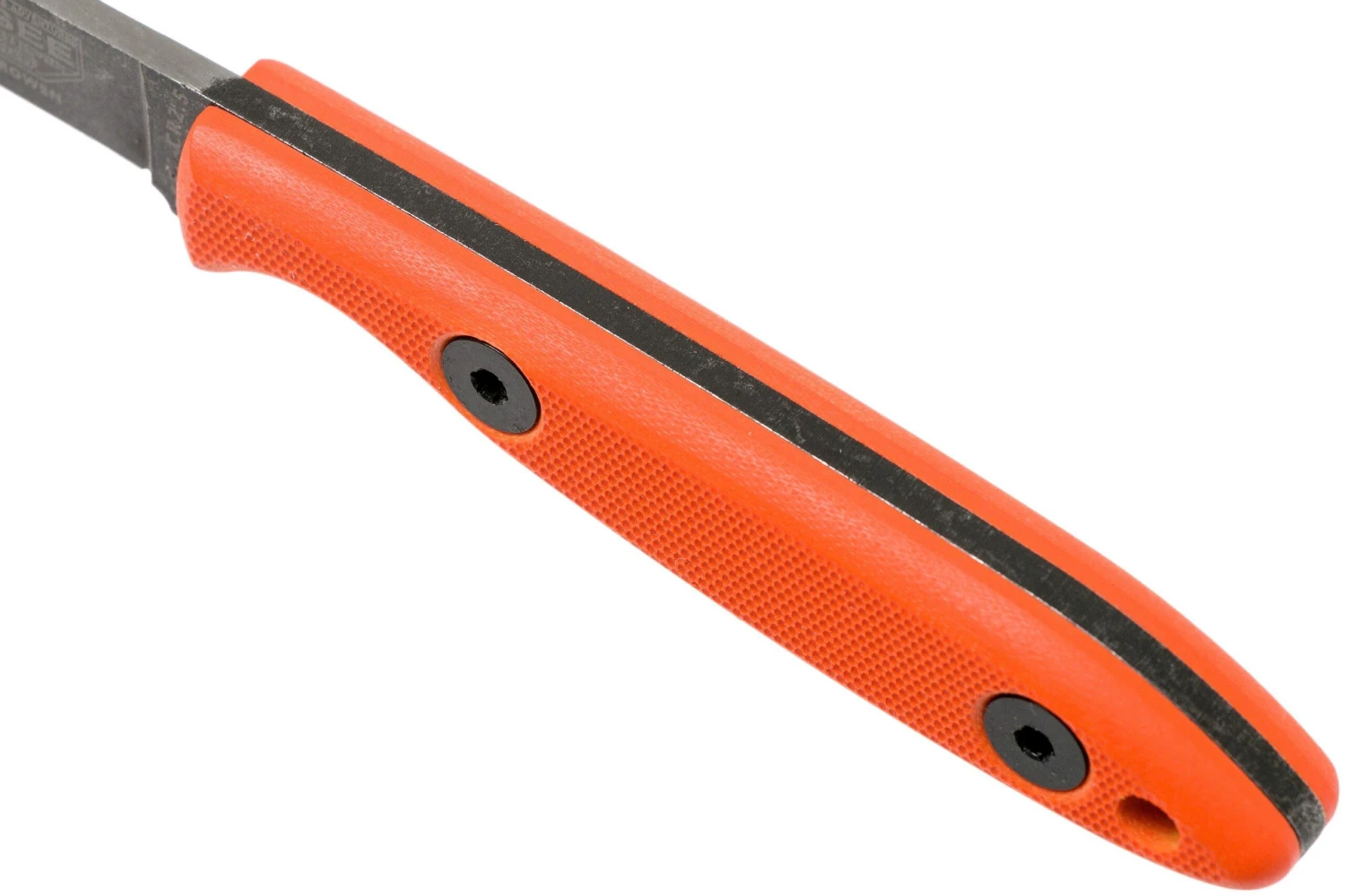 ESEE Camp-Lore CR 2.5 Orange, Black Oxide Coating Cuchillo Fijo, Cody Rowen Design - Imagen 5