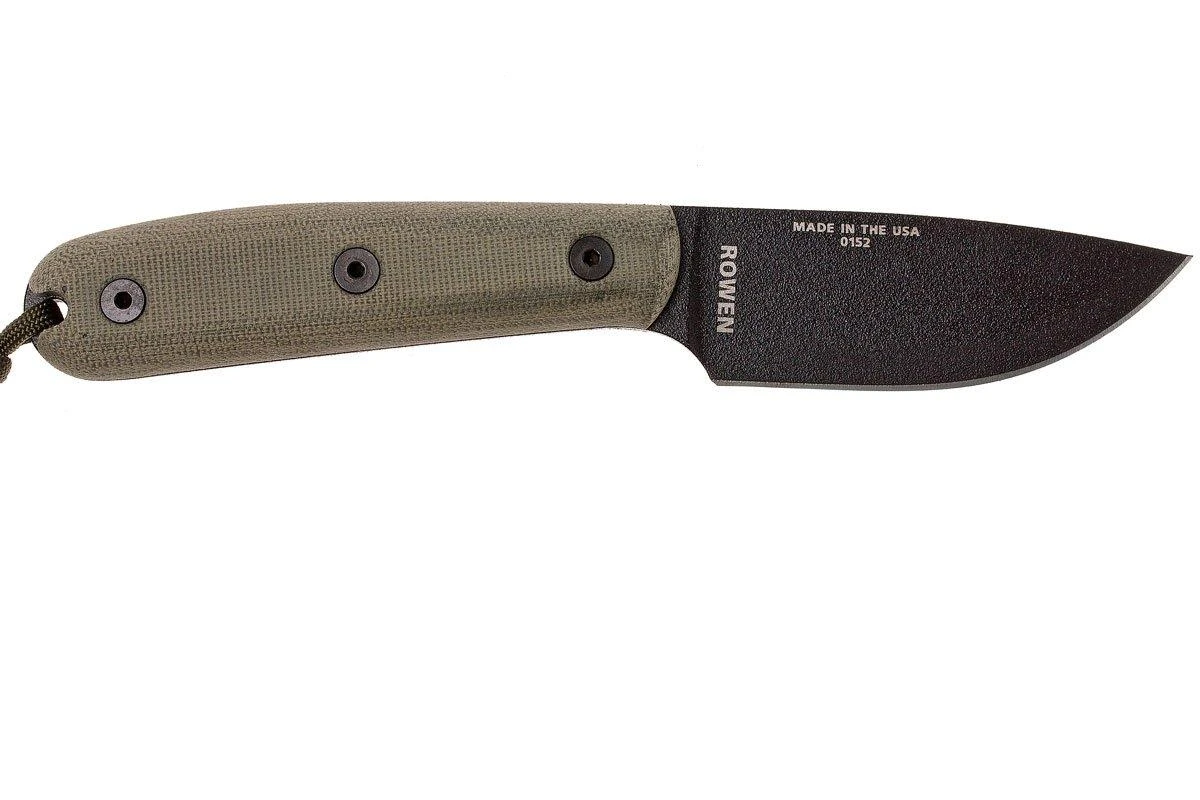 ESEE Model 3HM Cuchillo Bushcraft Modified Handle, Funda De Cuero - Imagen 2