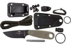 ESEE Izula II Black IZULA-II-B-KIT Kit De Supervivencia Con Funda Y Firesteel