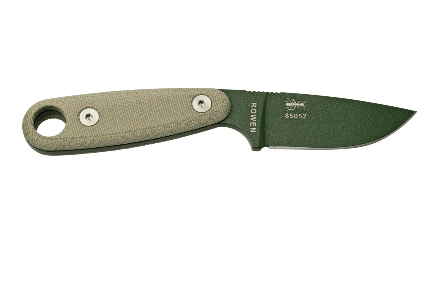 ESEE Izula II OD Green IZULA-II-OD Cuchillo De Supervivencia Con Funda Negra + Clip De Cinturón - Imagen 2