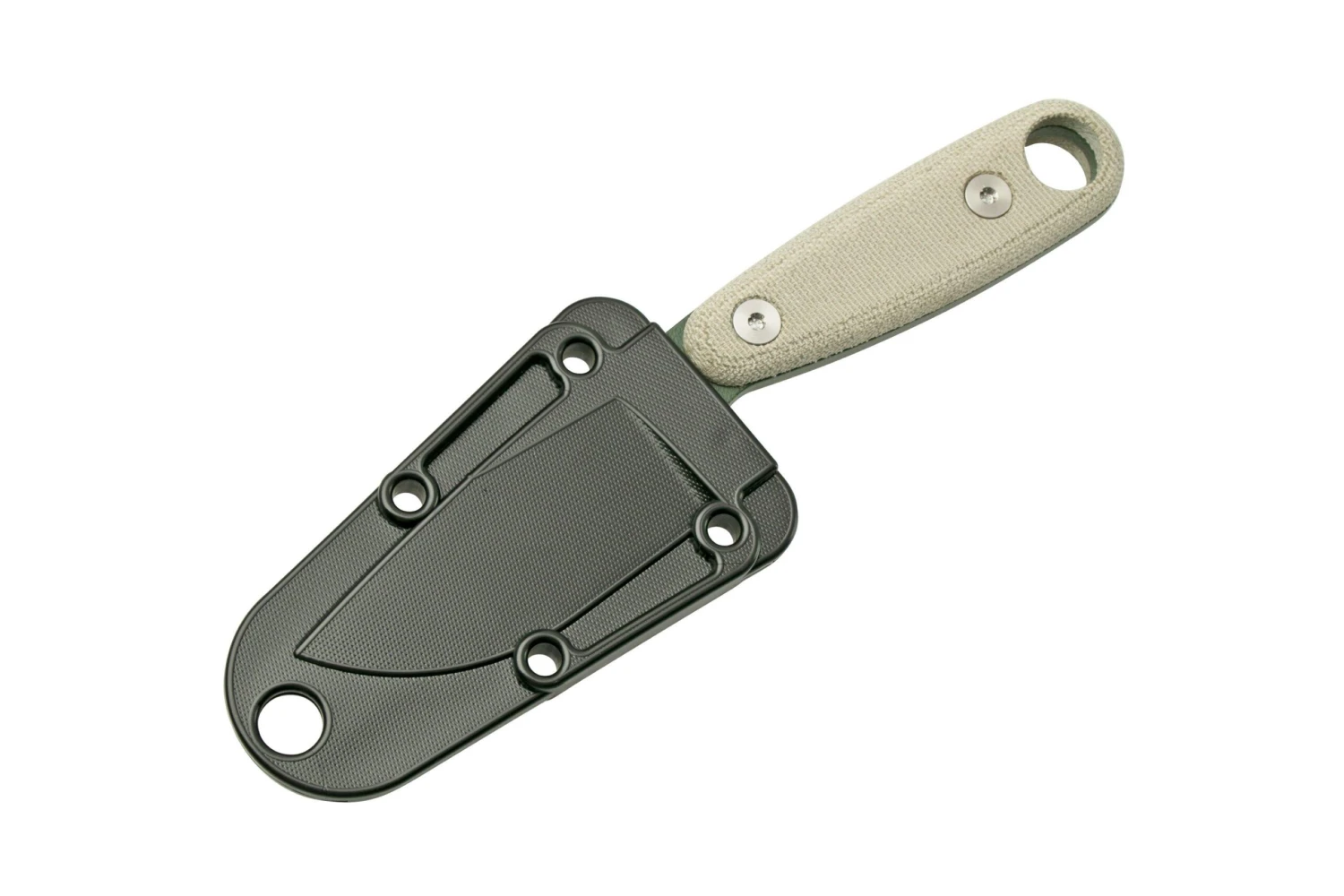 ESEE Izula II OD Green IZULA-II-OD Cuchillo De Supervivencia Con Funda Negra + Clip De Cinturón - Imagen 5