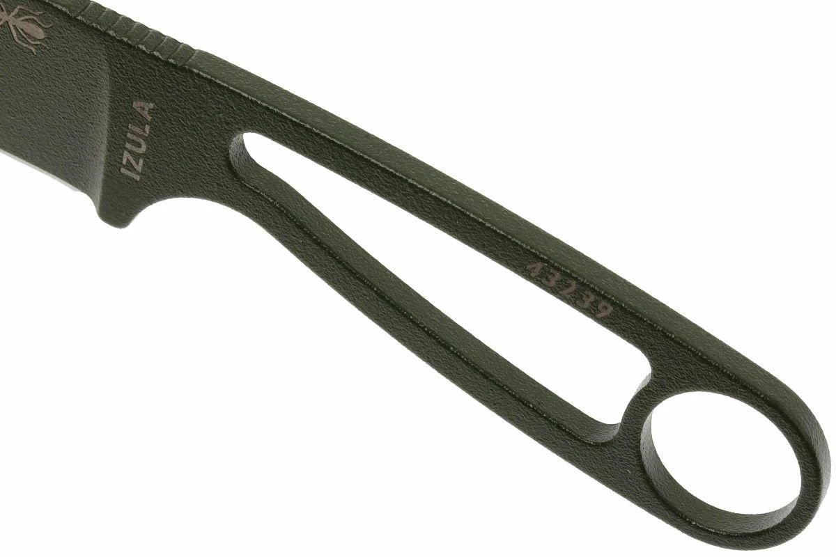 ESEE Izula OD Green IZULA-OD Cuchillo De Cuello Con Funda Negra + Clip De Cinturón - Imagen 3