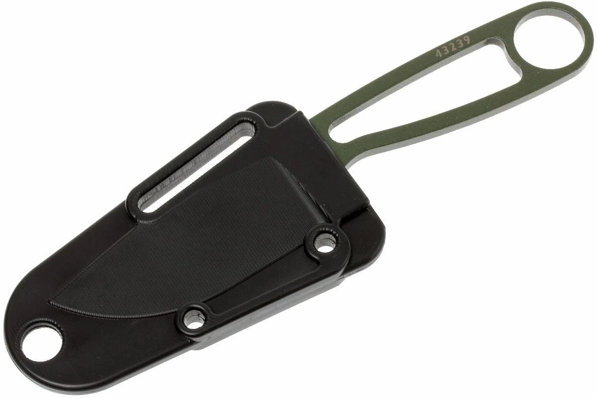 ESEE Izula OD Green IZULA-OD Cuchillo De Cuello Con Funda Negra + Clip De Cinturón - Imagen 5
