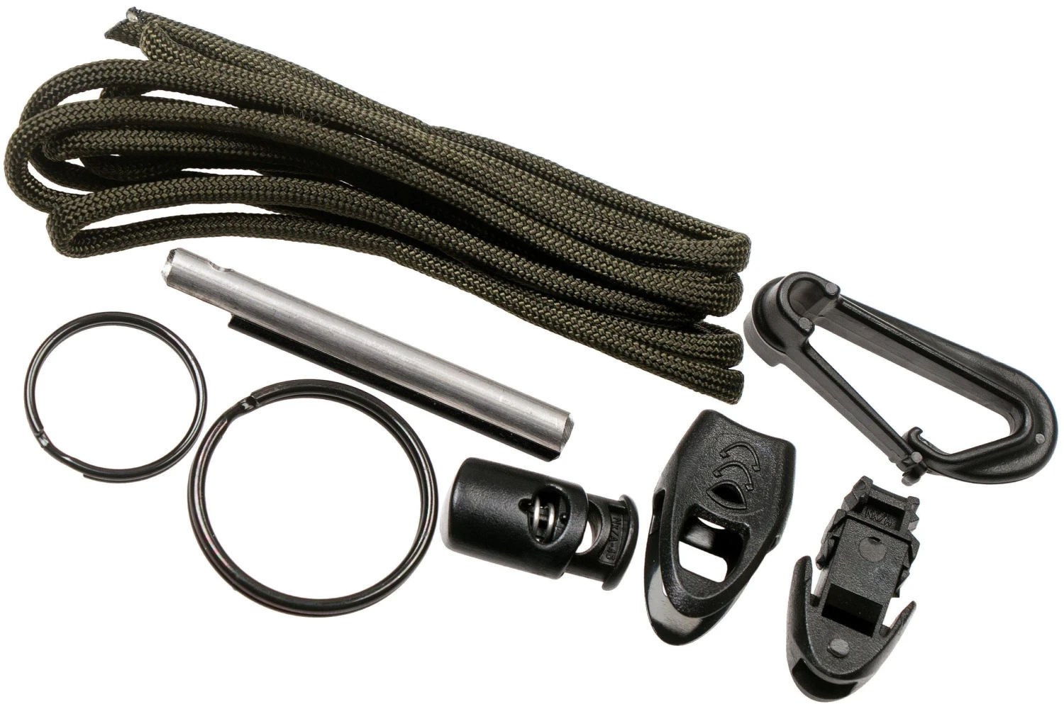 ESEE Izula Tactical Gunsmoke IZULA-TGK, Kit De Supervivencia Con Funda Y Yesquero - Imagen 8