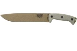 ESEE Junglas Dark Earth, JUNGLAS-DE Cuchillo De Supervivencia, Funda Kydex, Compatible Con MOLLE