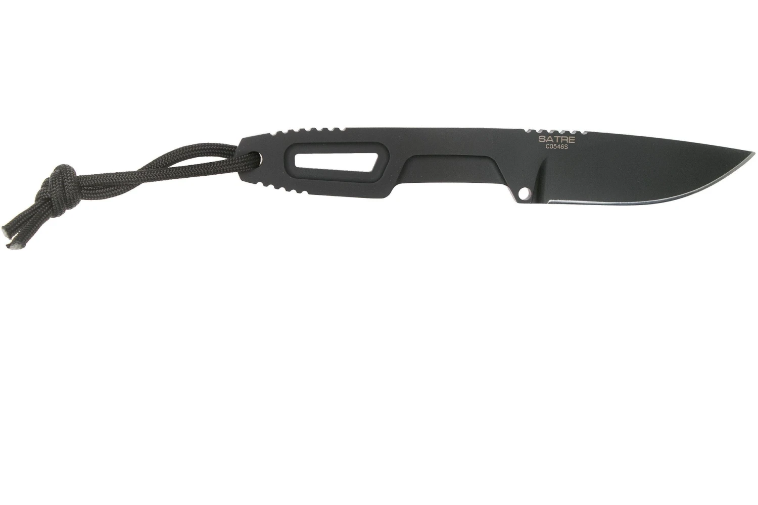 Extrema Ratio Satre, Black 04.1000.0222/BLK Cuchillo De Cuello - Imagen 2