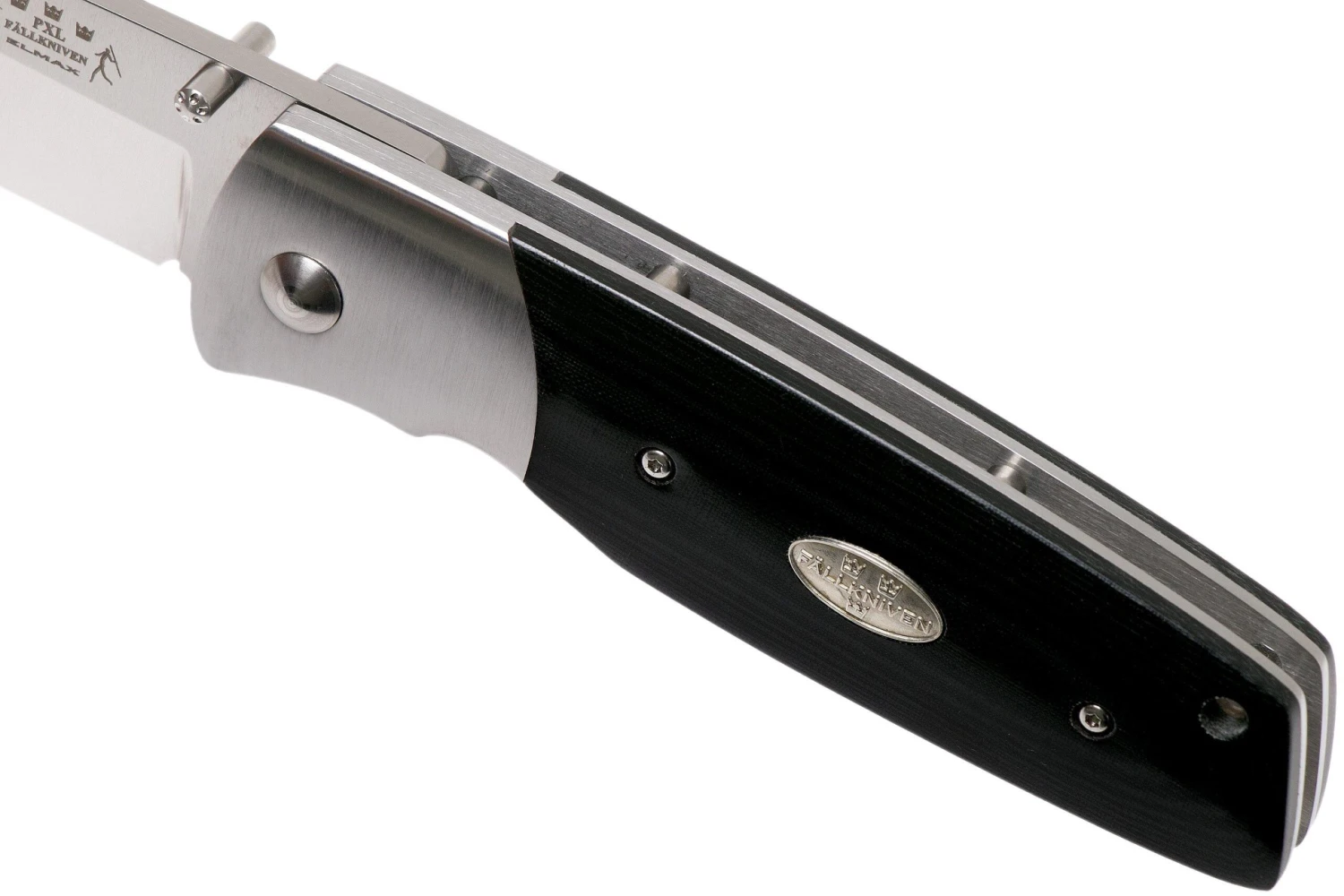 Fällkniven PXL Black Micarta PXLbm Elmax, Convex Navaja - Imagen 8