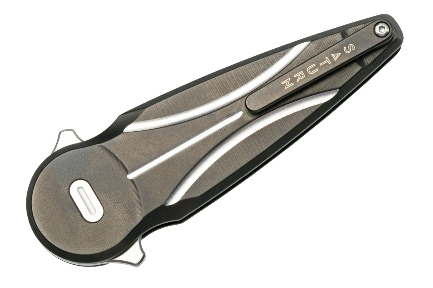 Fox Knives Saturn Satin, Titanium PVD FX-551 Ti, Navaja - Imagen 4