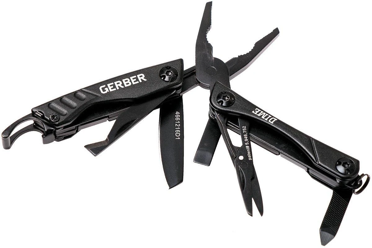 Gerber Dime Micro Multiherramienta Negro, 30-000469 - Imagen 2