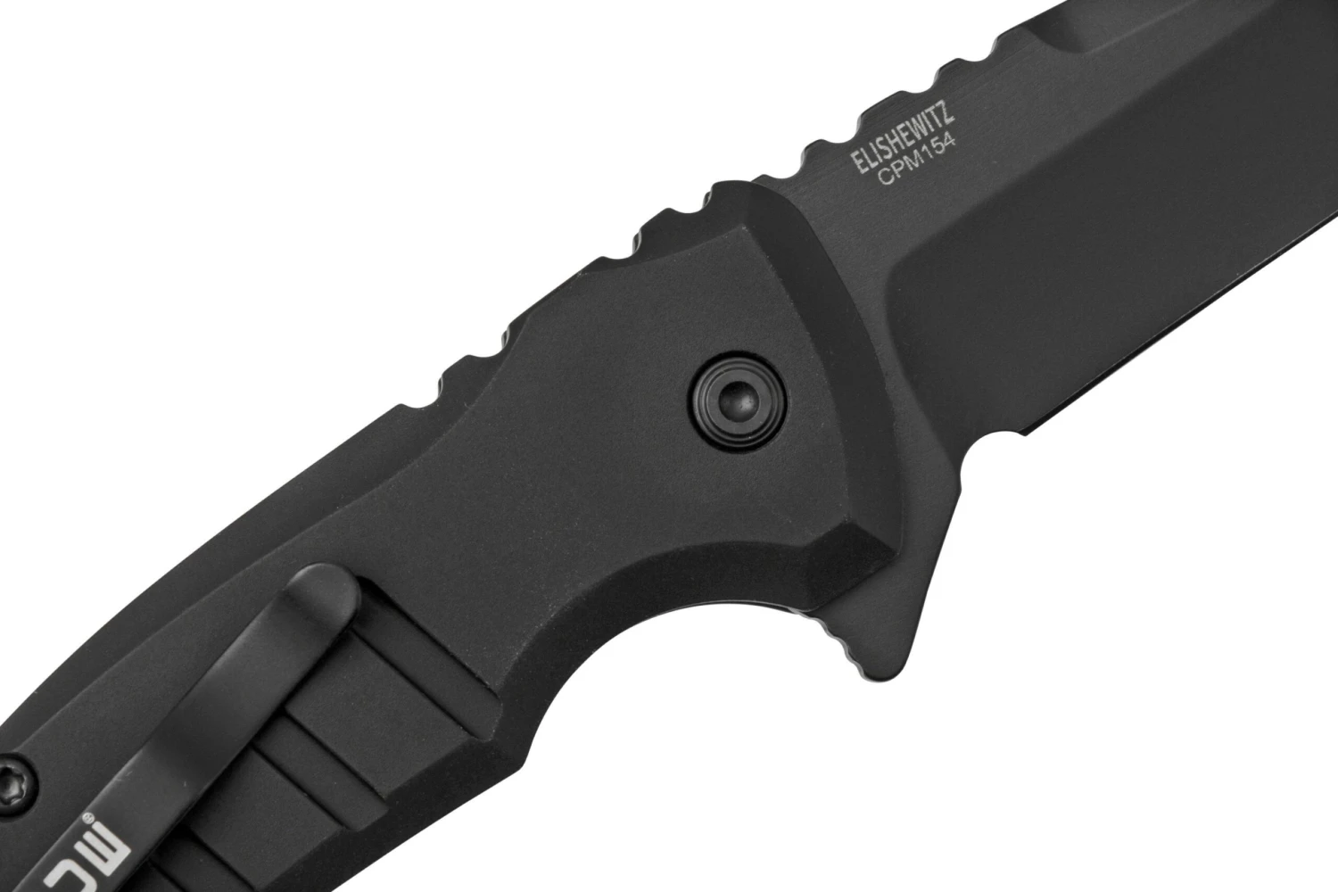 Hogue X1 Microflip All Black Droppoint Navaja 24176, Diseño Allen Elishewitz - Imagen 5