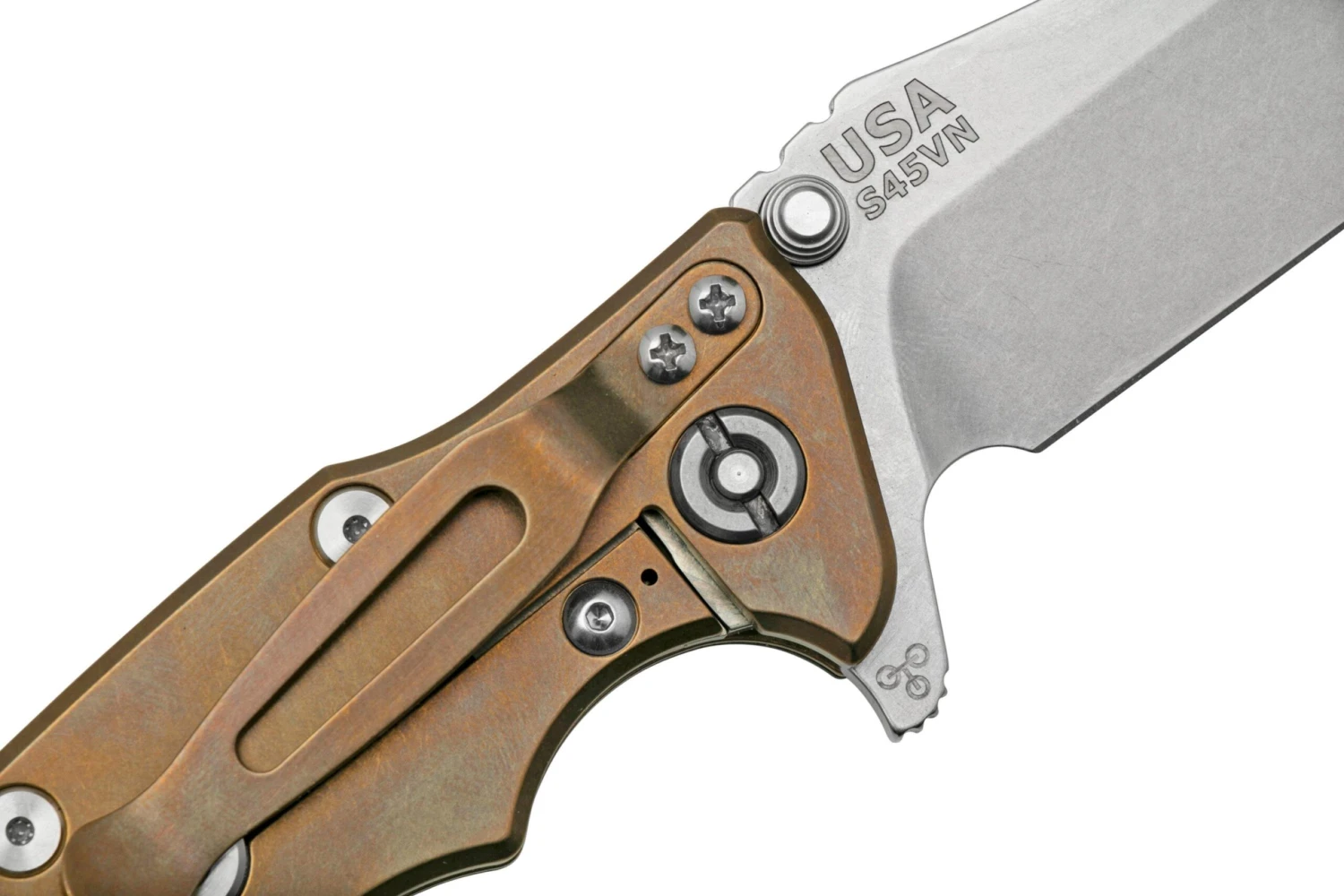 Rick Hinderer Eklipse 3.5” Spearpoint S45VN, Stonewash Bronze, Black G10, Navaja - Imagen 5