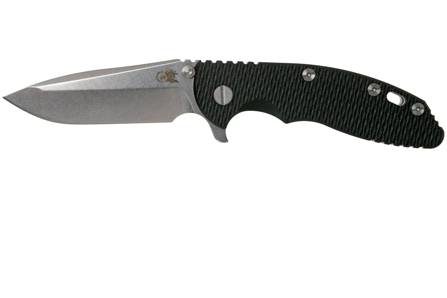 Rick Hinderer XM-18 3.5 Spanto 20CV, Black G10 Navaja"