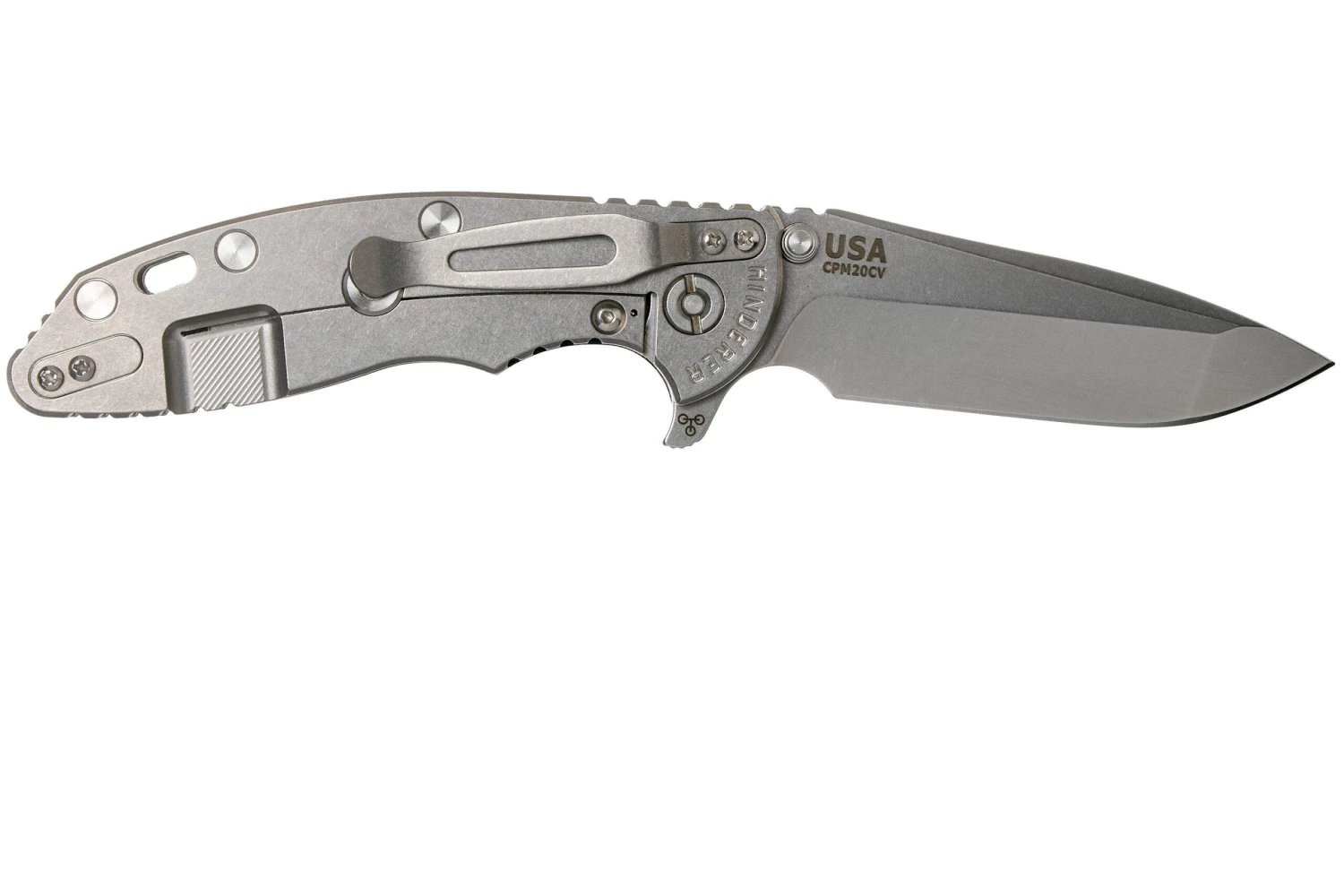 Rick Hinderer XM-18 3.5 Spanto 20CV, Black G10 Navaja" - Imagen 2