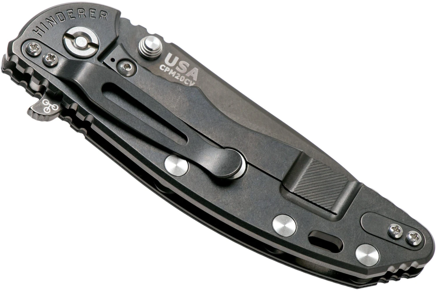Rick Hinderer XM18 3,5” Skinny Slicer Black DLC, Black G10 - Imagen 4