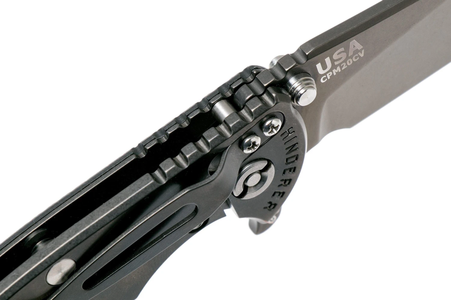 Rick Hinderer XM18 3,5” Skinny Slicer Black DLC, Black G10 - Imagen 6