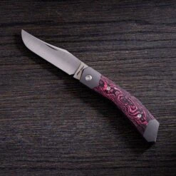 Jack Wolf Cyborg Jack CYBO-01-HPK CamoCarbon Hot Pink, Navaja Slipjoint