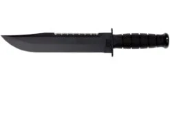 KA-BAR Big Brother 2211 Kraton Parcialmente Dentado, Funda De Cuero