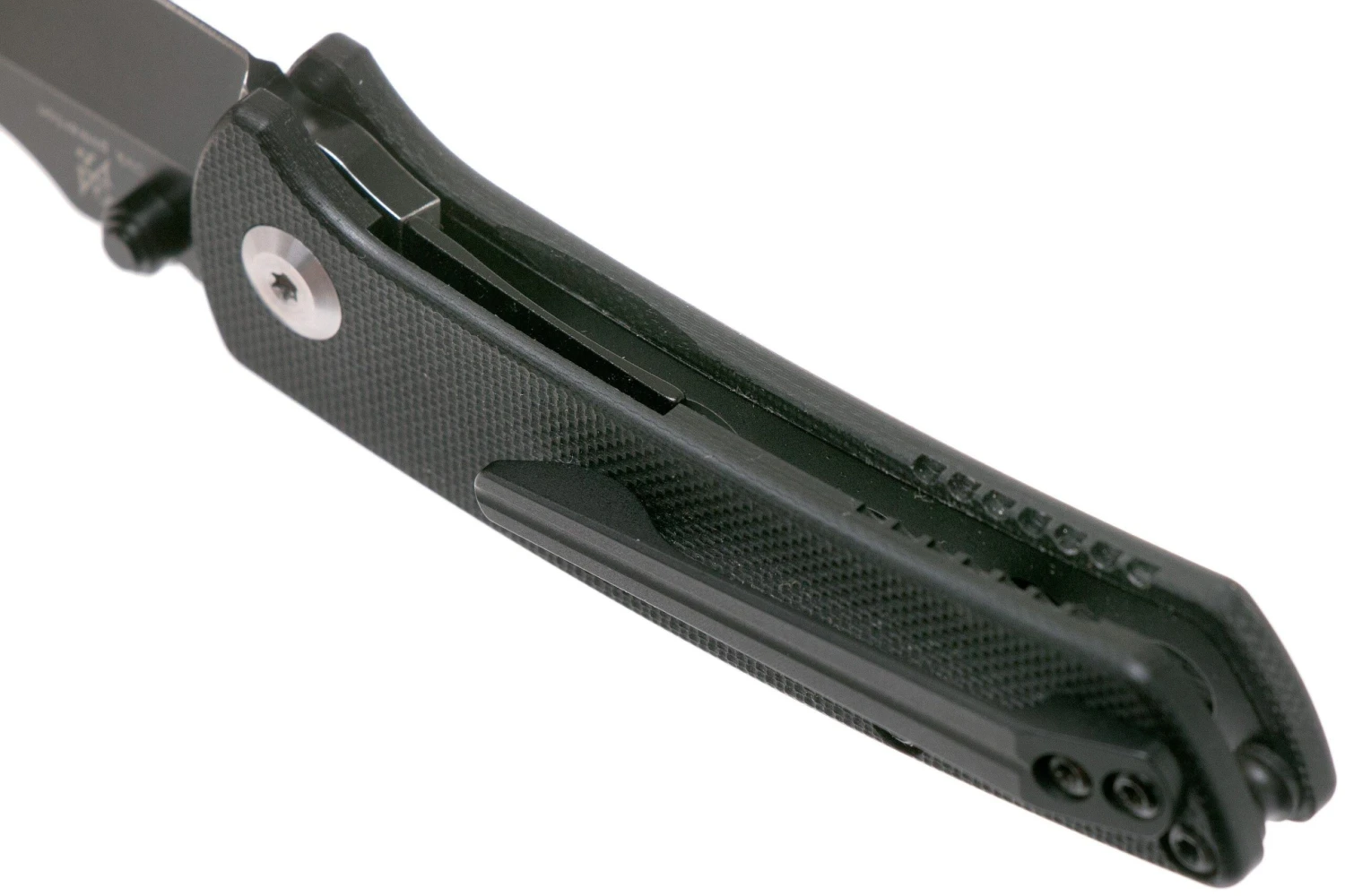 Kansept Little Main Street T2015A1 Black, Black G10 Navaja, Dirk Pinkerton Design - Imagen 5