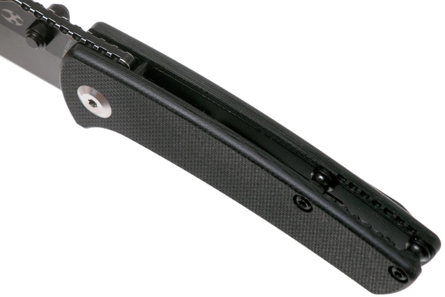 Kansept Little Main Street T2015A1 Black, Black G10 Navaja, Dirk Pinkerton Design - Imagen 7