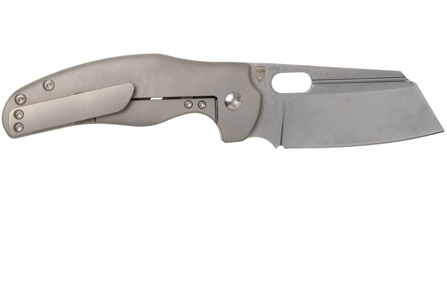 Kizer C01C KI4488A4, S35VN, Titanio, Navaja, Diseño Sheepdog - Imagen 2