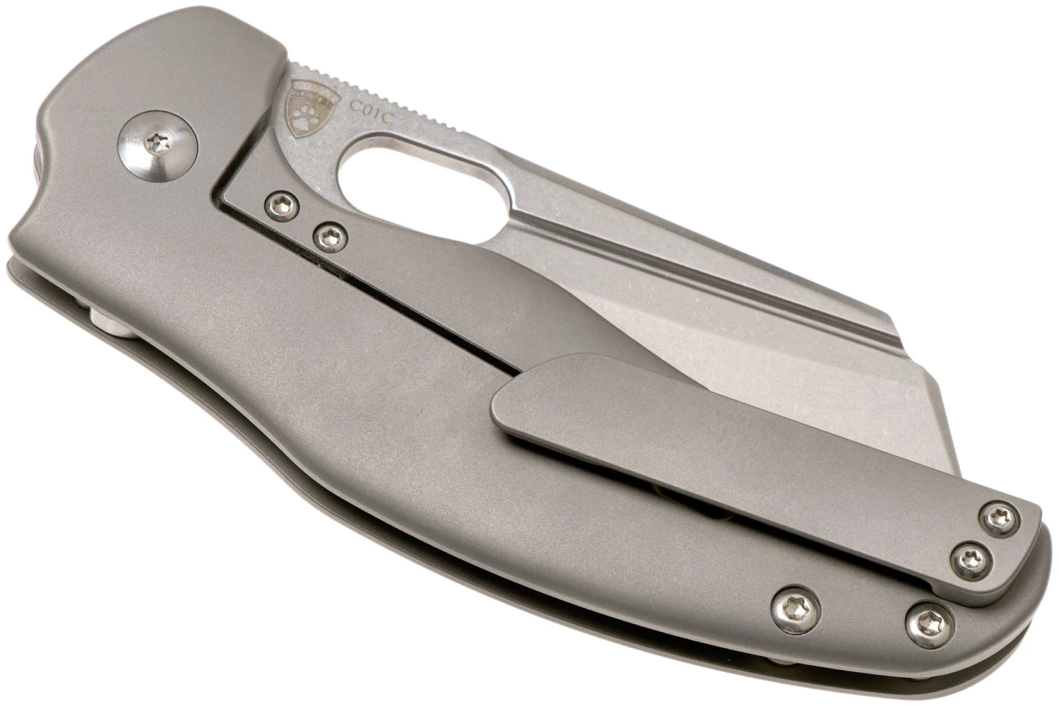 Kizer C01C KI4488A4, S35VN, Titanio, Navaja, Diseño Sheepdog - Imagen 4