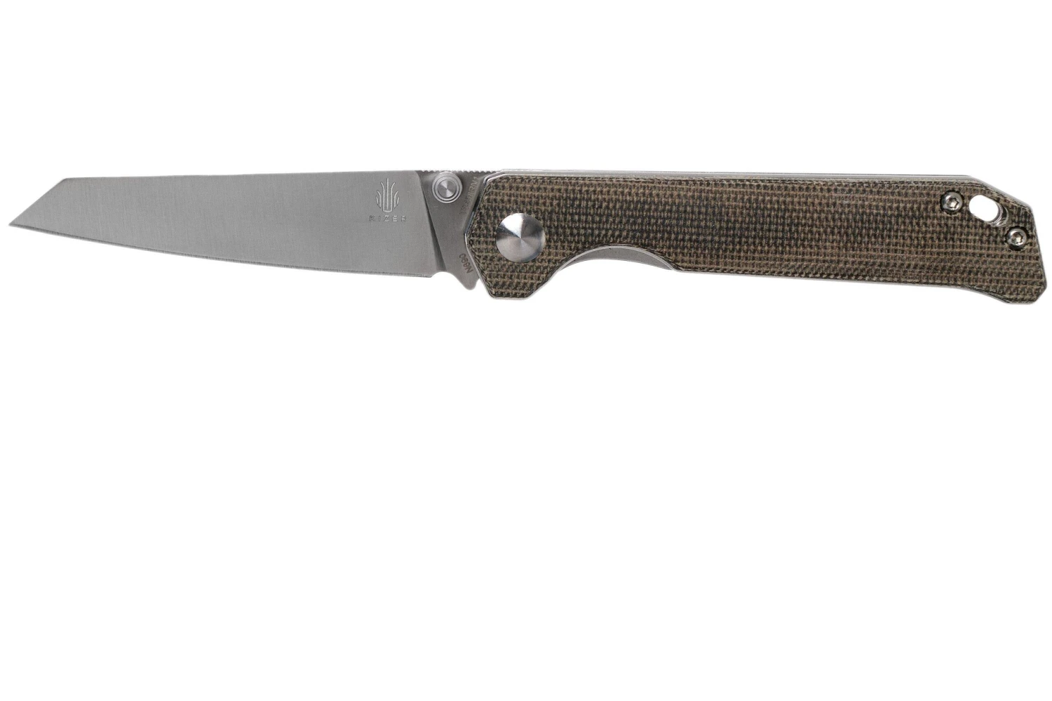 Kizer Begleiter Mini, Micarta, N690, V3458RN1 Navaja, Azo Design