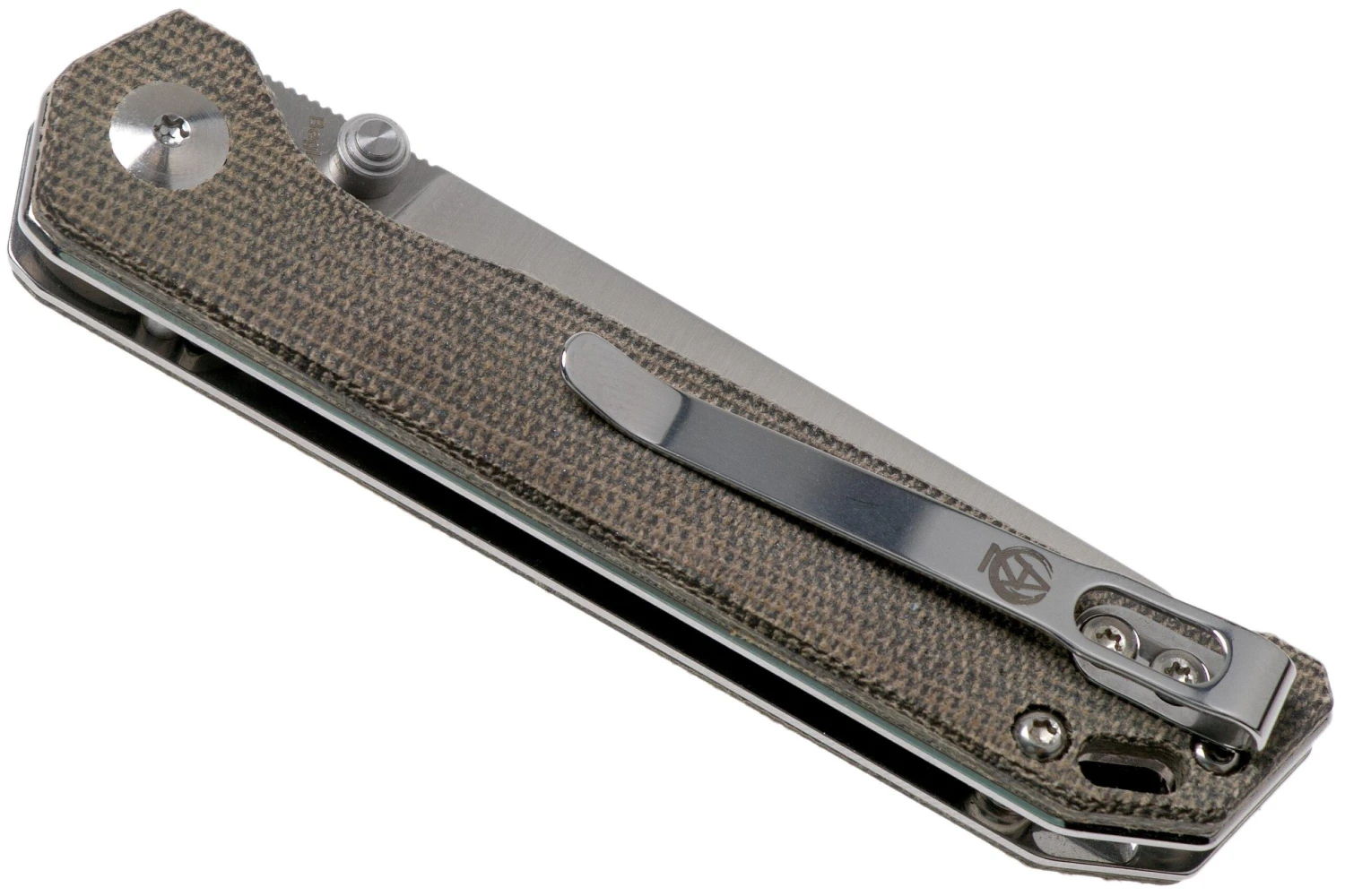 Kizer Begleiter Mini, Micarta, N690, V3458RN1 Navaja, Azo Design - Imagen 4