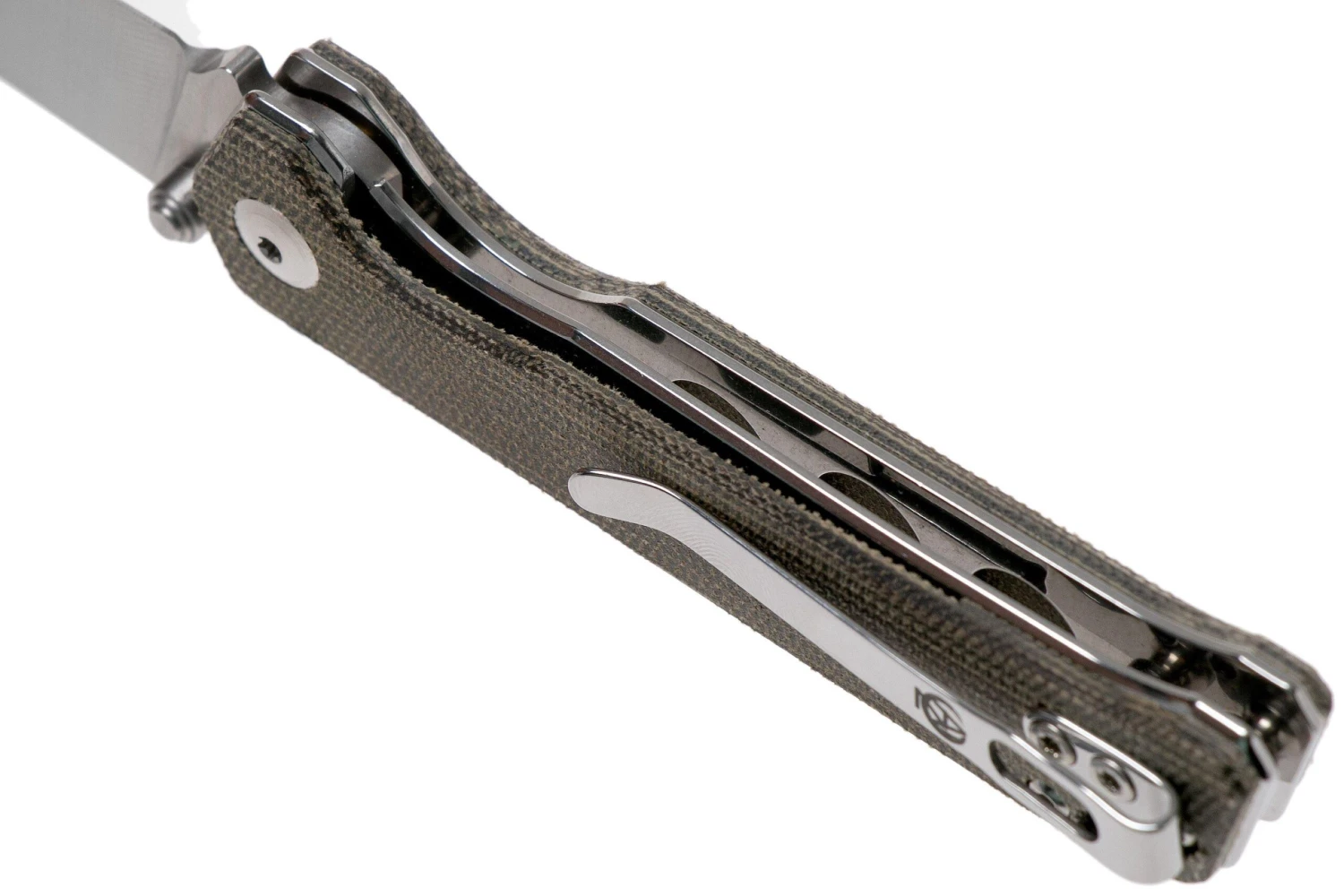 Kizer Begleiter Mini, Micarta, N690, V3458RN1 Navaja, Azo Design - Imagen 5