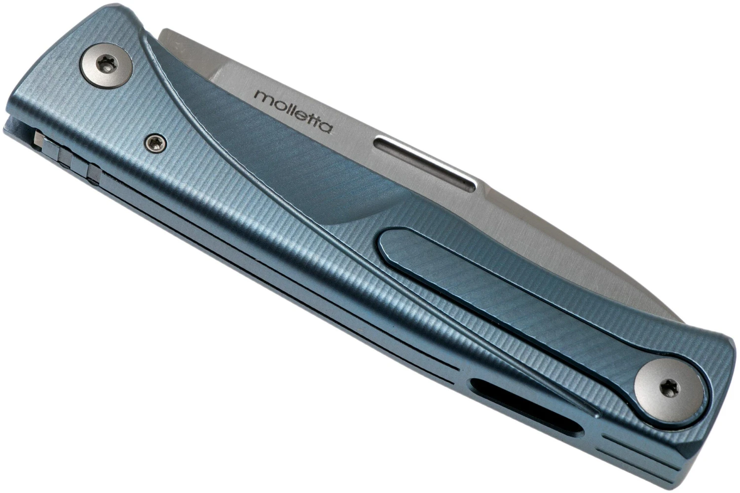 LionSteel Thrill Blue Titanium Integral Navaja Slipjoint - Imagen 4